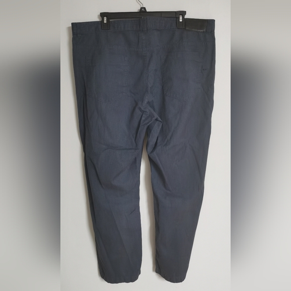 Calvin Klein Men's 40X30 Navy Blue 100% Cotton Pants - Picture 2 of 7